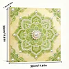 (30x30cm)DIY Pearl Painting Framed Mandala Handmade Pearl Material Art Kit Living Room Decor