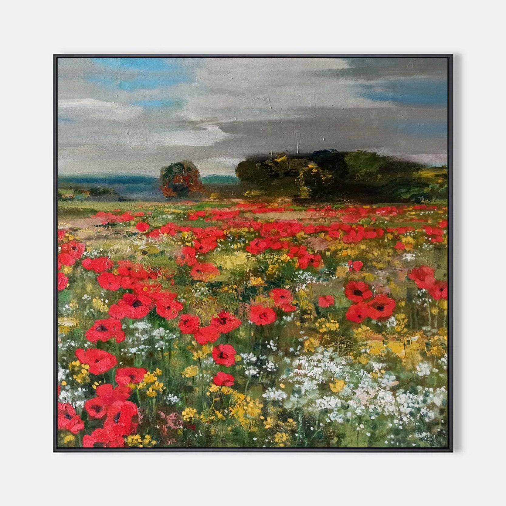 Arabelart Whispers of Red: A Poppy Meadow AR915