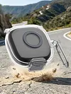 TPU Earphone Case Fit for Anker Soundcore P31i with Safety Lock and Carabiner TPU Shockproof Cover Anti Drop Earbuds Accessories