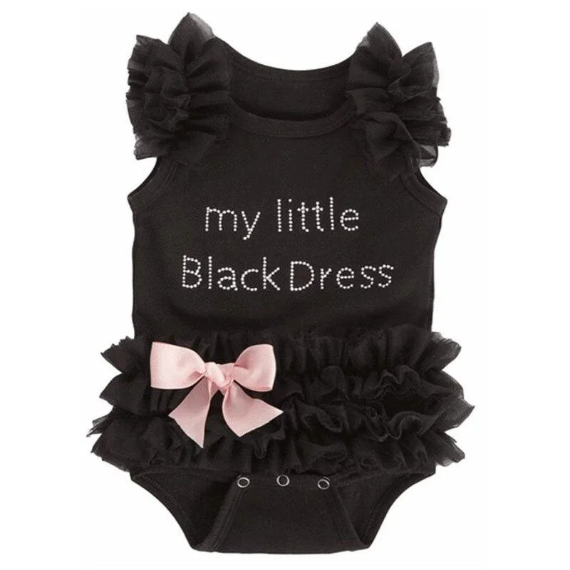 Summer Bow Baby Girls Ruffles Romper 3M 18M 24M Infant Newborn Girls Baby Jumpsuit Playsuit Bow Baby Clothes Outfits Suits