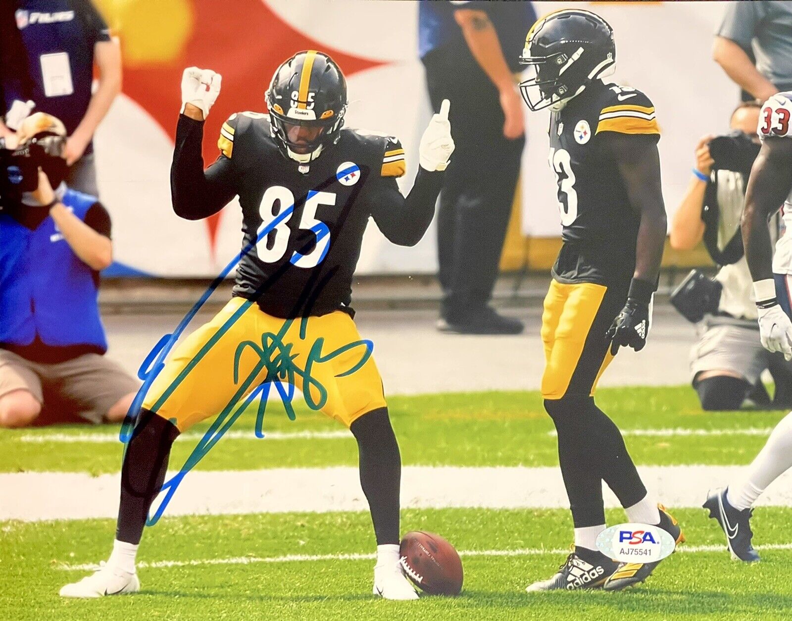 Eric Ebron Signed Autographed Pittsburgh Steelers 8x10 Photo Poster painting PSA/DNA