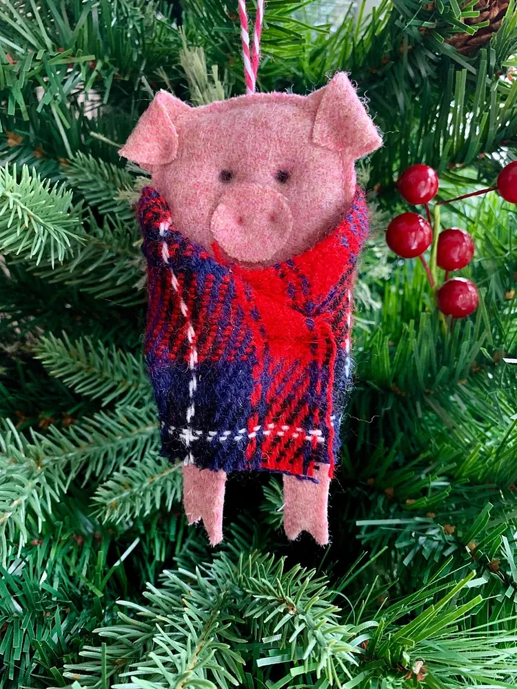 Pigs in blankets Christmas decoration