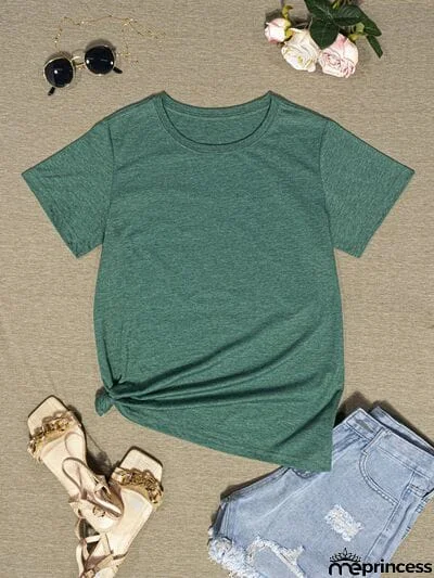 Round Neck Short Sleeve T-Shirt