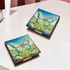 (US Local)Butterfly PU Diamond Painting Notecard Box Contains 150 Sheets of Paper