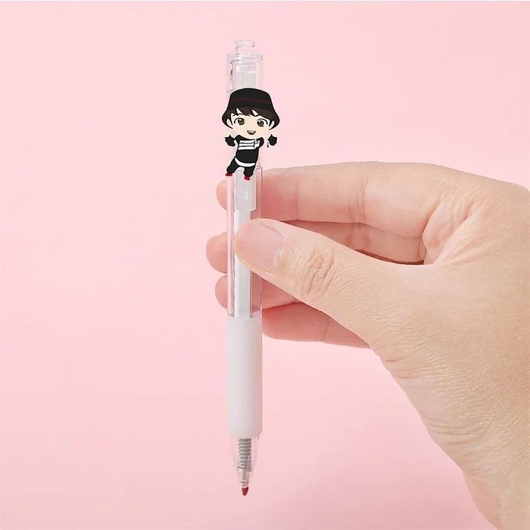 방탄소년단 TinyTAN Black Gel Pen