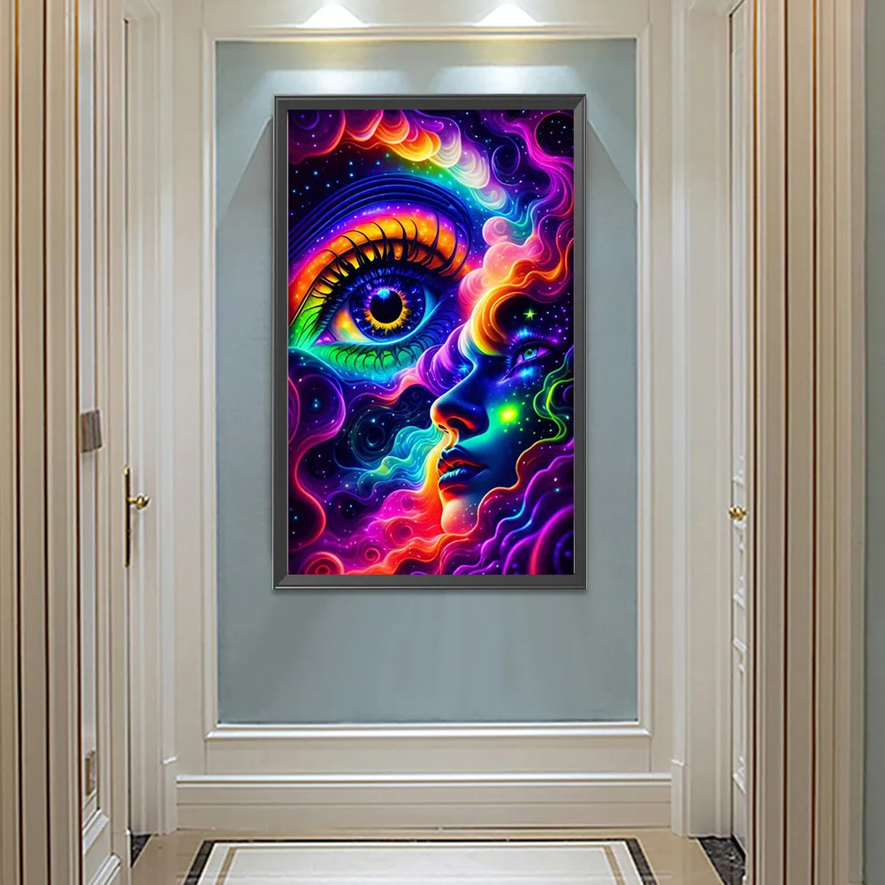 Diamond Painting - Full Round Drill - Colorful Cloud Eye(Canvas|40*65cm)
