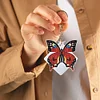 6PCS Diamond Painting Double Sided Butterfly Diamond Art Keyring