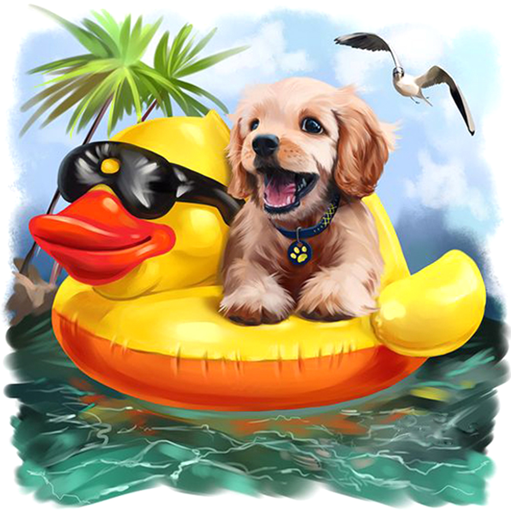 

Dog - Round Drill Diamond Painting - 40*40CM, 501 Original