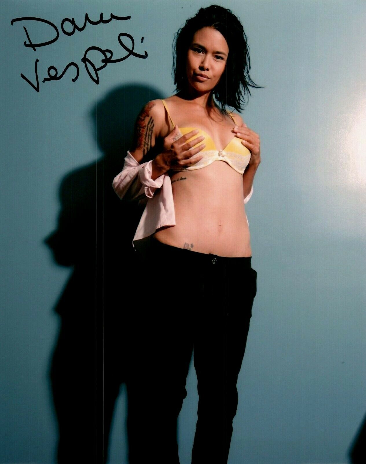 Dana Vespoli Super Sexy Hot Adult Model Signed 8x10 Photo Poster painting COA Proof 131