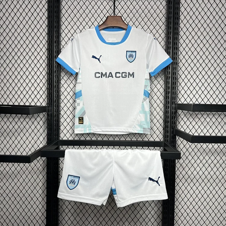 24-25 Marseille Home Jersey Kids Kit