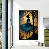(40*60cm)Dress Girl - Full Round Drill Diamond Painting
