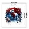 White Horse-11CT Stamped Cross Stitch 40*40cm/15.75*15.75in tapestrymarket