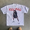 Stylish Kill Bill Print Round Neck Short Sleeve T-Shirt