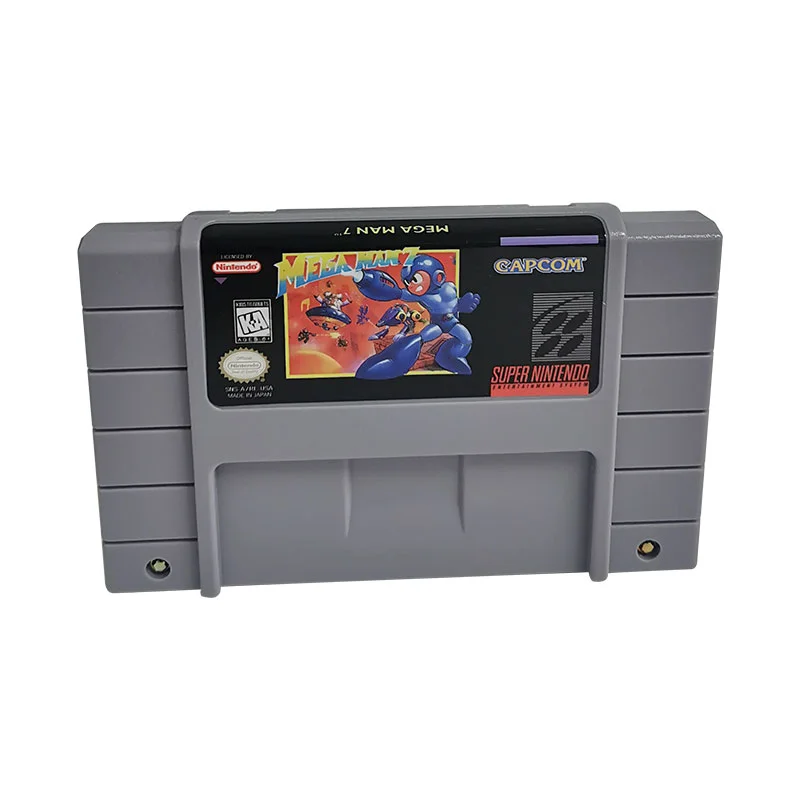Mega Man VII SNES For Super Nintendo Entertainment System - 16 Bit US Version Game Cartridge
