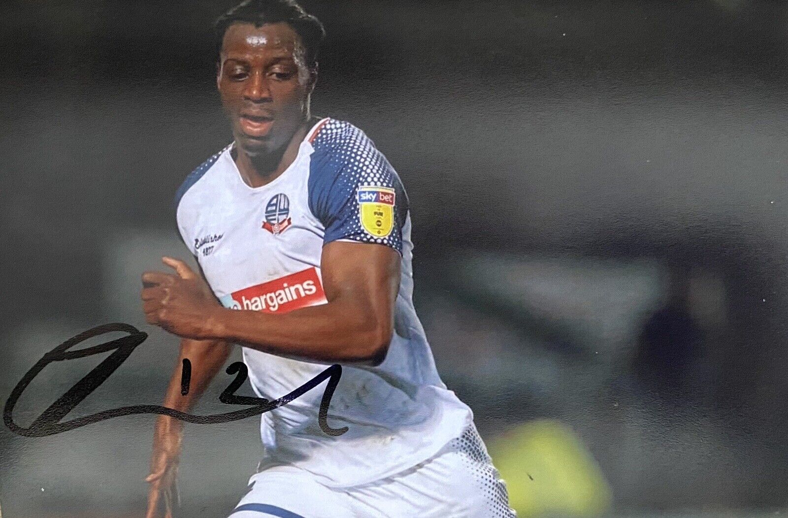 Josh Emmanuel Genuine Hand Signed Bolton Wanderers 6X4 Photo Poster painting