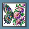 Diamond Painting-DIY Crystal Rhinestone Flower Butterfly