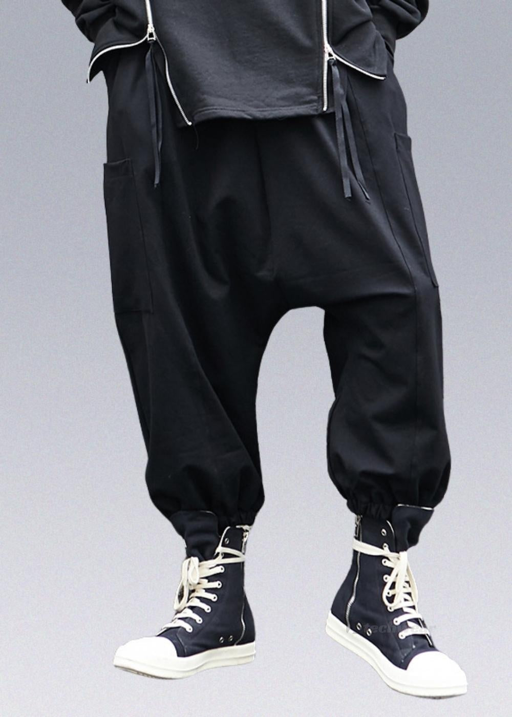 Black Crotch Pants - Darkwear Pants - X