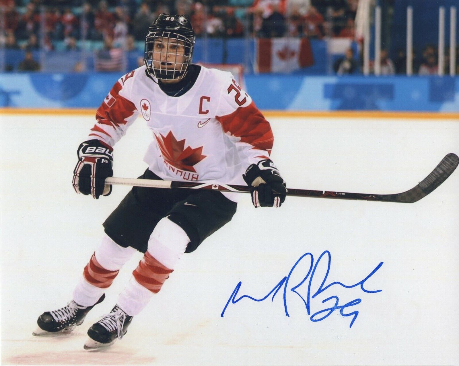 MARIE-PHILIP POULIN SIGNED AUTOGRAPH CANADA WOMENS HOCKEY 8X10 Photo Poster painting PROOF #6