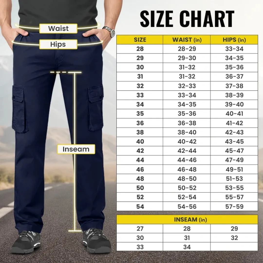  FlexRover - Ultra Comfort Flex Fit Cargo Pants