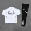 Real Madrid 25-26 1/4 Zip Tracksuit White Chandal