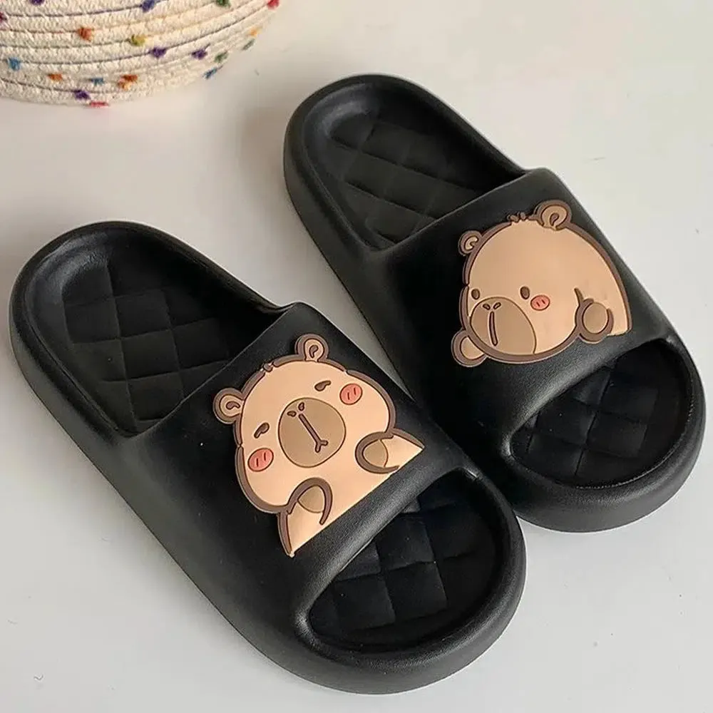 Brownm Rubber Slippers