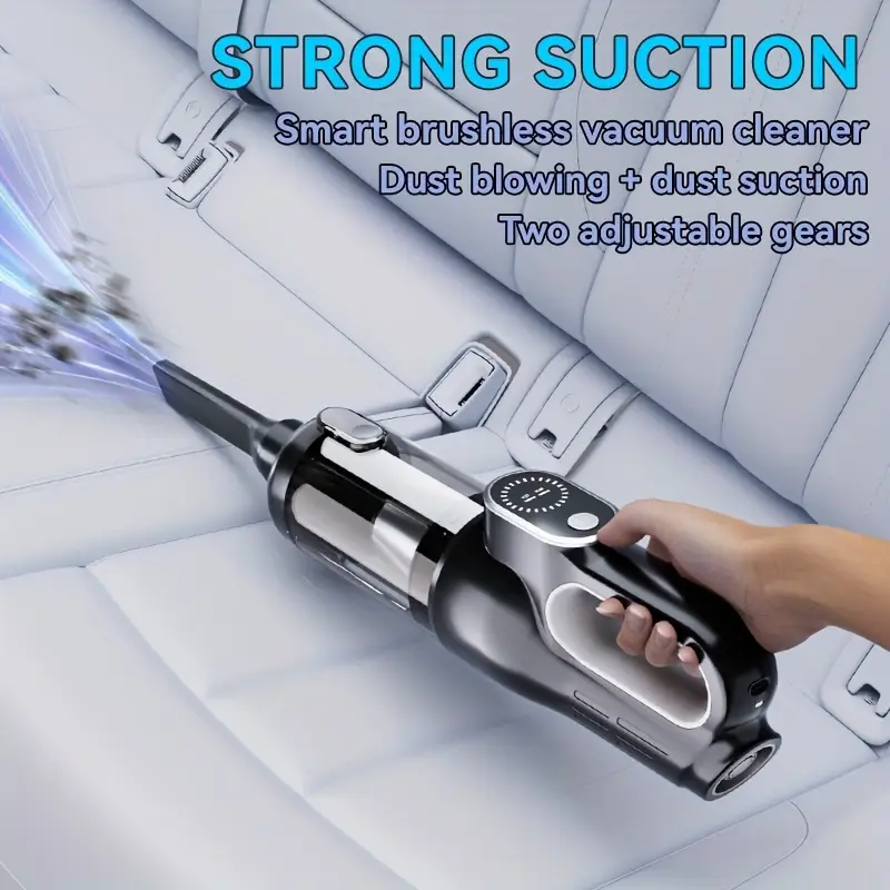 car vacuum cleaner with super powerful suction rechargeable handheld large power cordless vacuum suitable for home and Product details 4