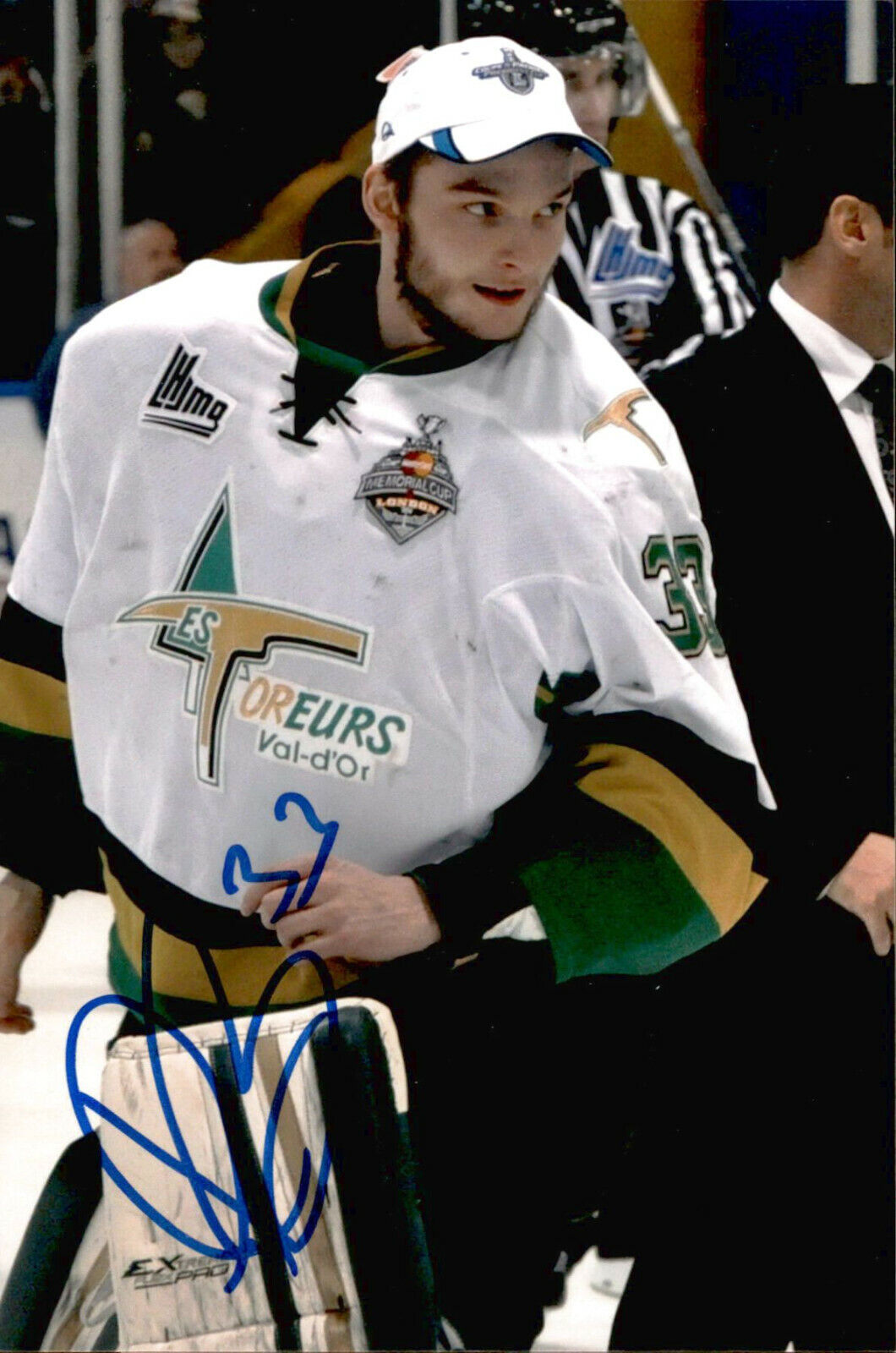 Keven Bouchard SIGNED 4x6 Photo Poster painting VAL D'OR FOREURS / EDMONTON OILERS