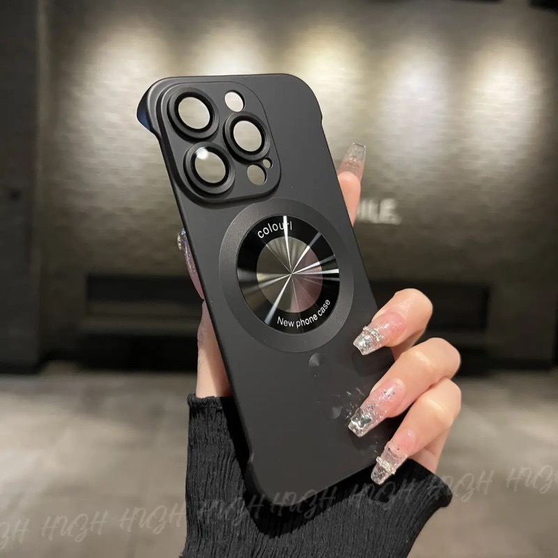 Ultra-thin frameless magnetic iPhone case