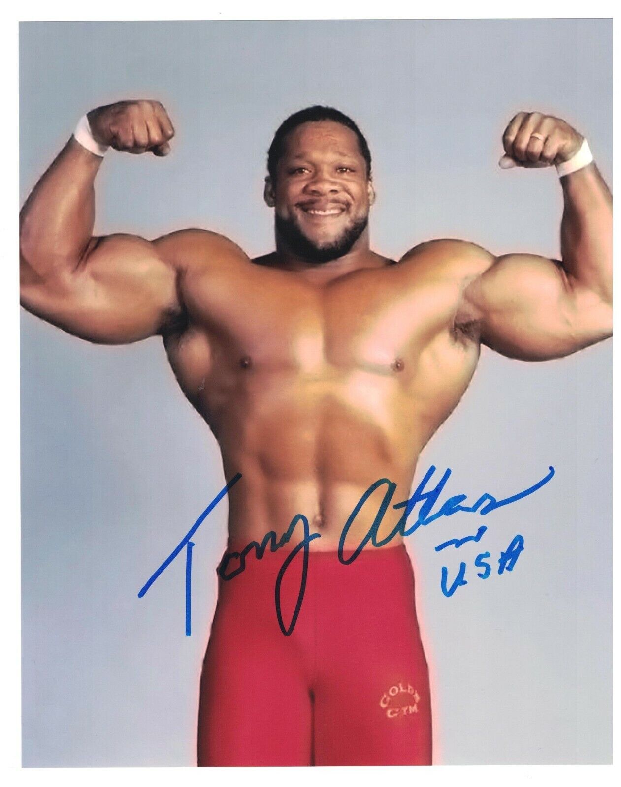 Tony Atlas Signed Autographed 8x10 Photo Poster painting WWF USA