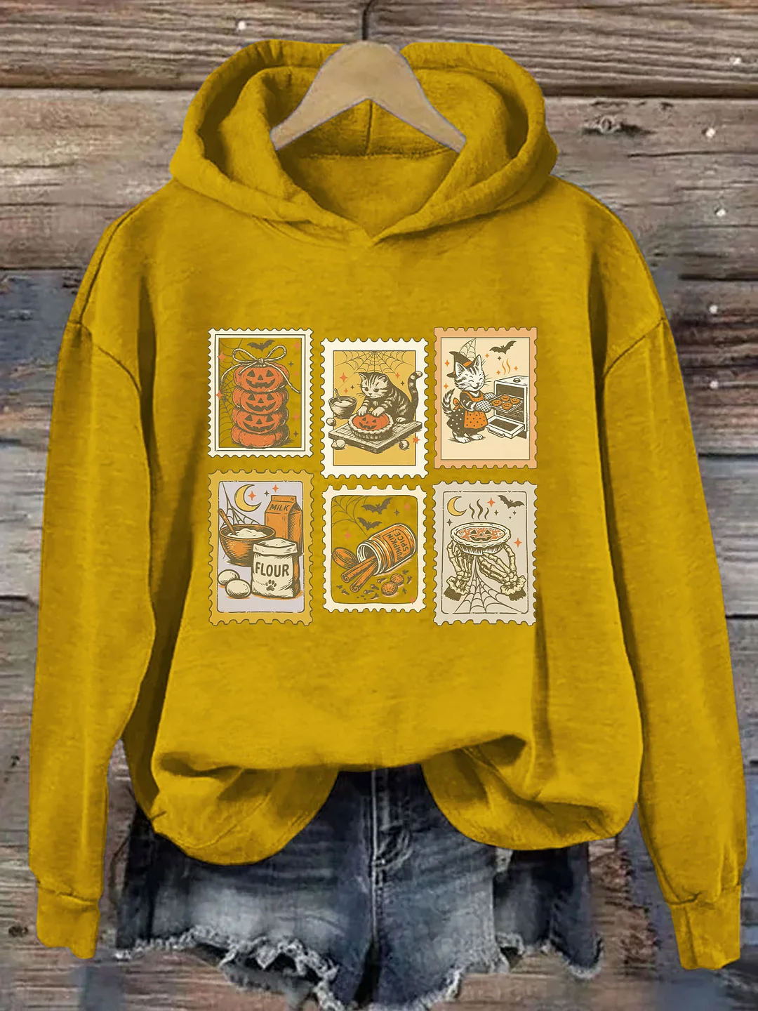 Spooky Cat Halloween Hoodie
