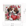 uk.everydayedeals Diamond Painting - Full Square - Love Heart Dog(35*35cm)
