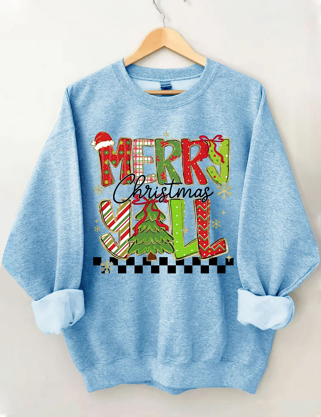 Merry Christmas Y&rsquo;all Sweatshirt