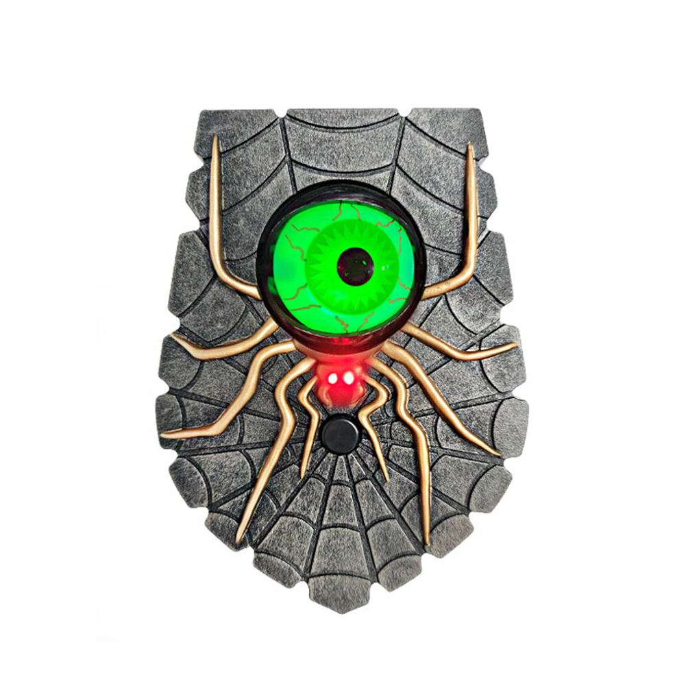 Eyeball Spider Bell Decor with Horror Sounds Hanging Doorbell Gift for Halloween