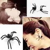 Boucles d'oreilles araign&eacute;e gothique d'Halloween
