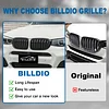 BILLDIO F25 F26 Grille - Black Kidney Grill Compatible with 2014-2017 X3 F25, 2014-2018 X4 F26? Double Slats Glossy Black
