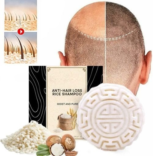 Anti-hair Loss Rice Shampoo Bar