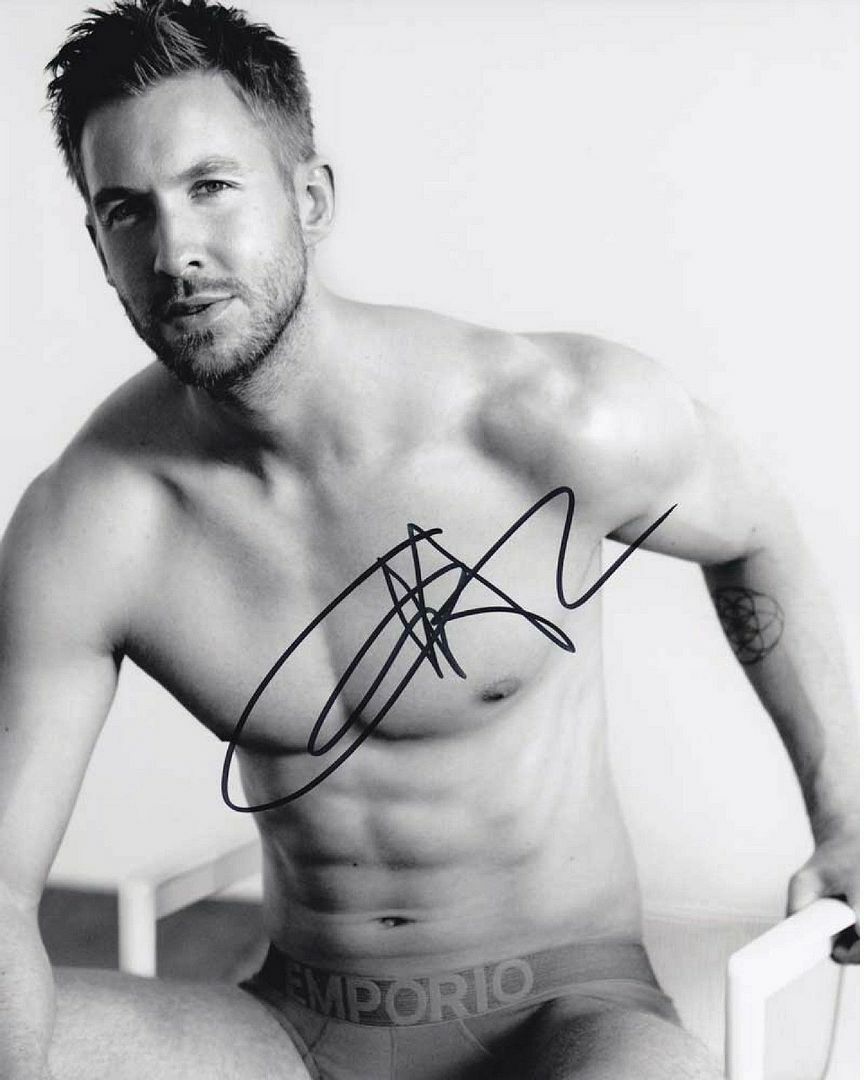 Calvin Harris Autograph Signed Photo Poster painting Print