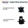 3Pcs Engine Motor Mount Set Compatible with Escalade/Escalade ESV/Silverado 1500/Yukon XL/Yukon 2015 2016 2017 2018 2019 2020 Replacement for A5739 A5738 A5668 A5735