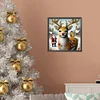 5D DIY Full Round Drill Diamond Painting Xmas Elk Kit Home Decor Art 30x30cm