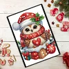 Diamond Painting Xmas Owl Diary Book 50 Pages for Adults Kids