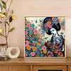 Geisha Schönheit 5d DIY Diamant Kunst Malerei Kits Teilbohrer Edelstein Kunst Kit 30x30cm