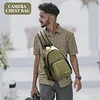 BAIGIO Multifunktional Kamerarucksack Kamera Sling Brusttasche Kameratasche Spiegelreflex Fotorucksack Wasserabweisend Fototasche Kamera Rucksack Tasche für Objektiv Canon Sony Nikon SLR DSLR