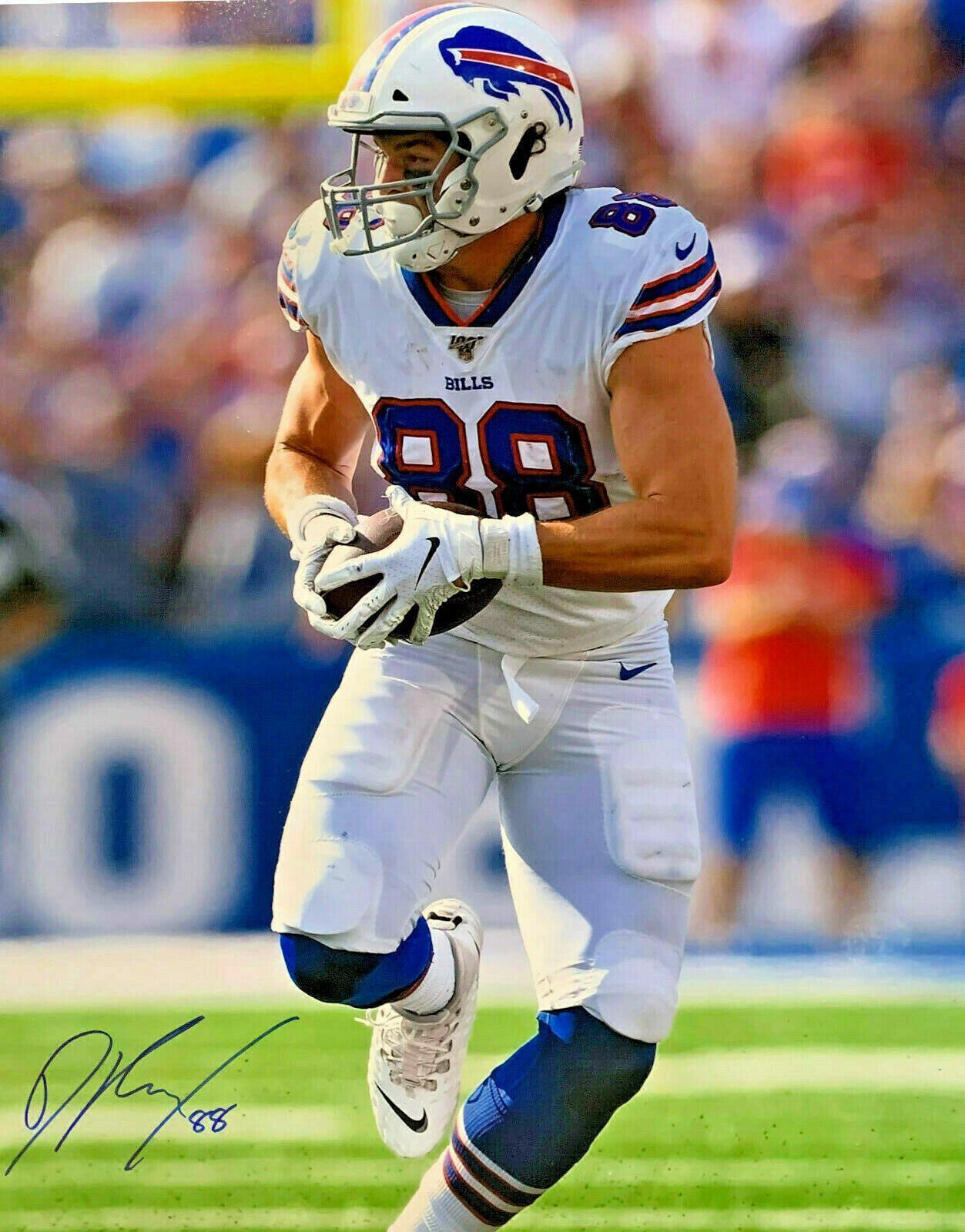 Dawson Knox Signed 16x20 Photo Poster painting - Buffalo Bills Vertical - AWM COA