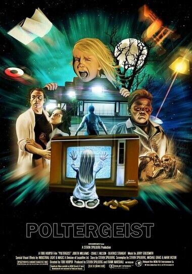 POLTERGEIST MOVIE POSTER - Photo Poster painting QUALITY INSERT -  POST