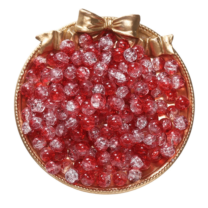 50 PCS/Package Diameter 10mm Diameter 4mm Diameter 8mm Glass Solid Color Jewelry Accessories