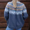 Gioiacombo&trade; Nuovo maglione jacquard ispessito da donna autunno e inverno