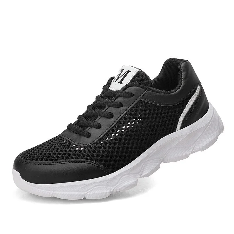 Lace-up Athletic Woman Outdoor Walking Sneakers Women's Mesh Comfortable Running Shoes Breathable  Lightweight Jogging  Non-slip
