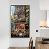 Diamond Painting-DIY Full Square Drill French Street Scene(45*75CM)