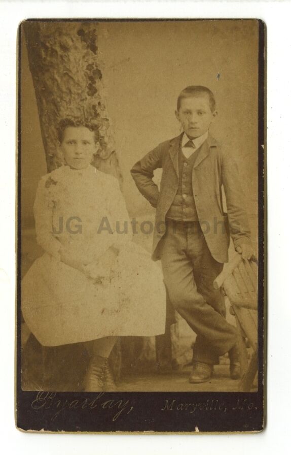 19th Century Children - 19th Century Carte-de-visite Photo Poster paintinggraph - Maryville, MO