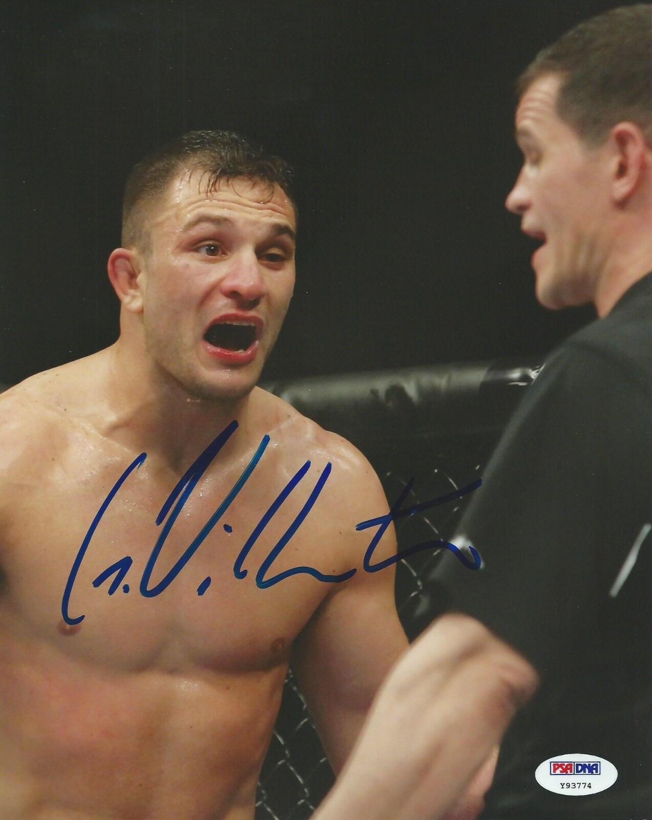 Gian Villante Signed UFC 8x10 Photo Poster painting PSA/DNA COA Picture Autograph 159 167 on Fox